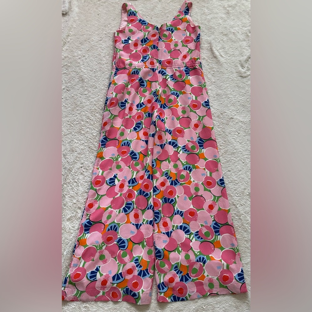 STAUD abstract peach blosson jumpsuit - Picture 7 of 10